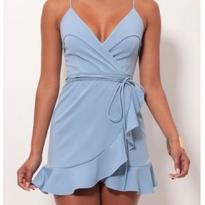 Lucy in the sky light blue dress